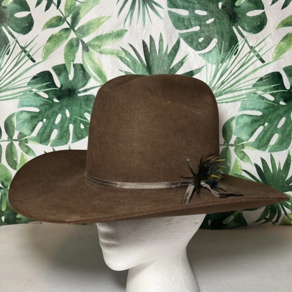 Vtg Fowlkes Open Range Cowboy Hat 6 3/4